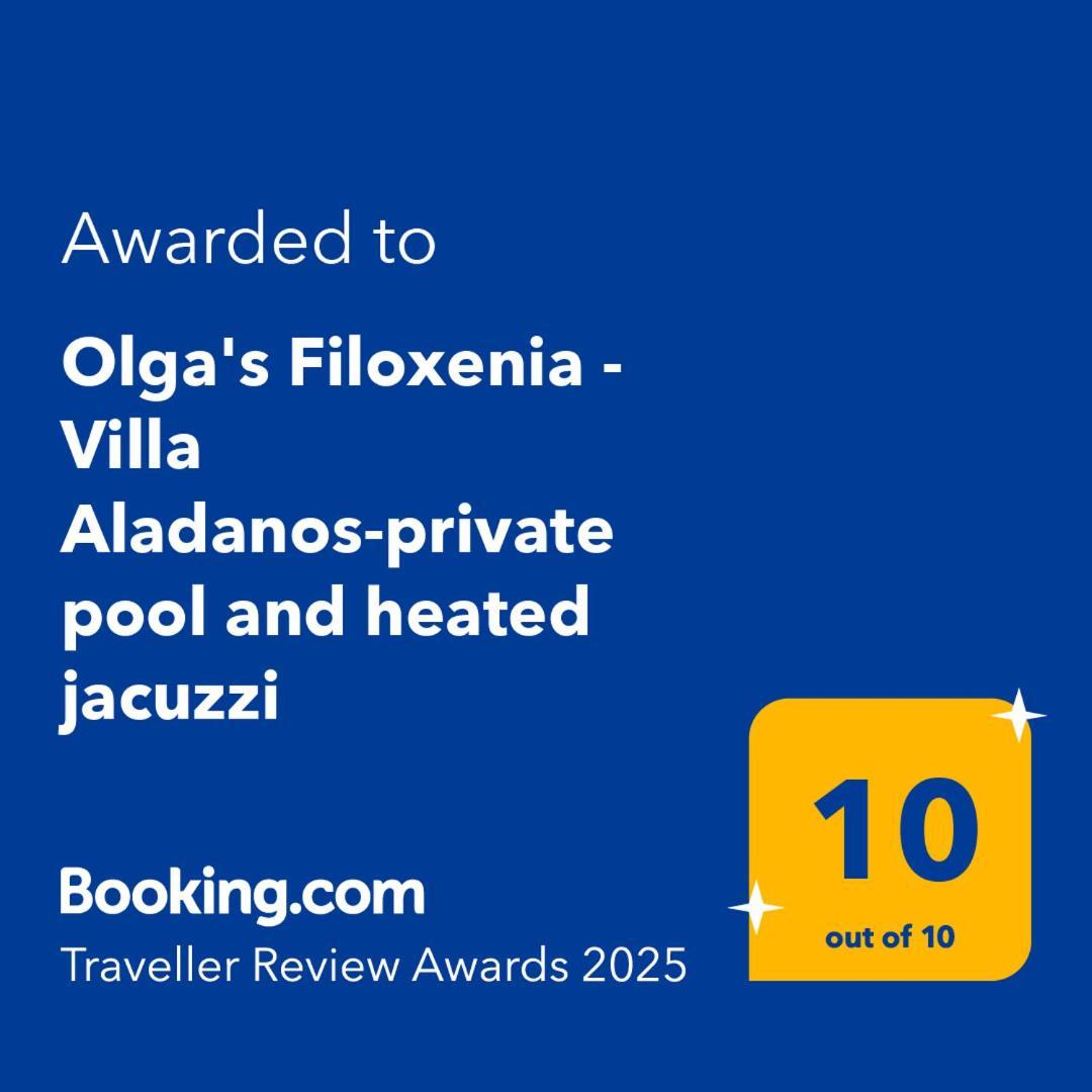 Olga'S Filoxenia - Villa Aladanos-Private Pool And Heated Jacuzzi Makhairoi Екстер'єр фото