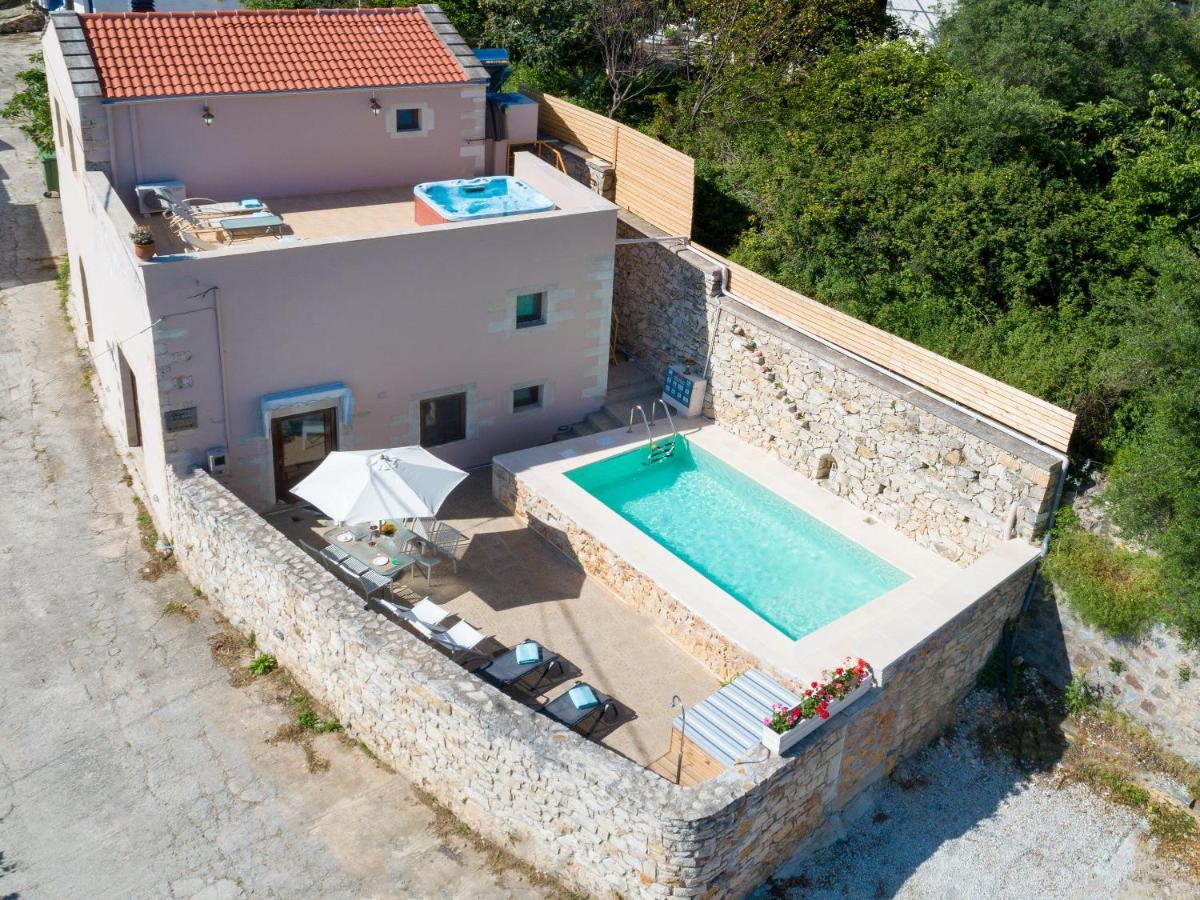 Olga'S Filoxenia - Villa Aladanos-Private Pool And Heated Jacuzzi Makhairoi Екстер'єр фото